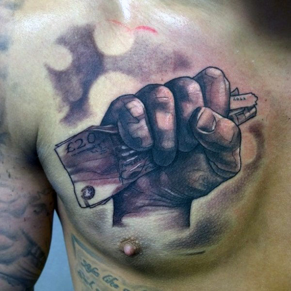 money power respect tattoo