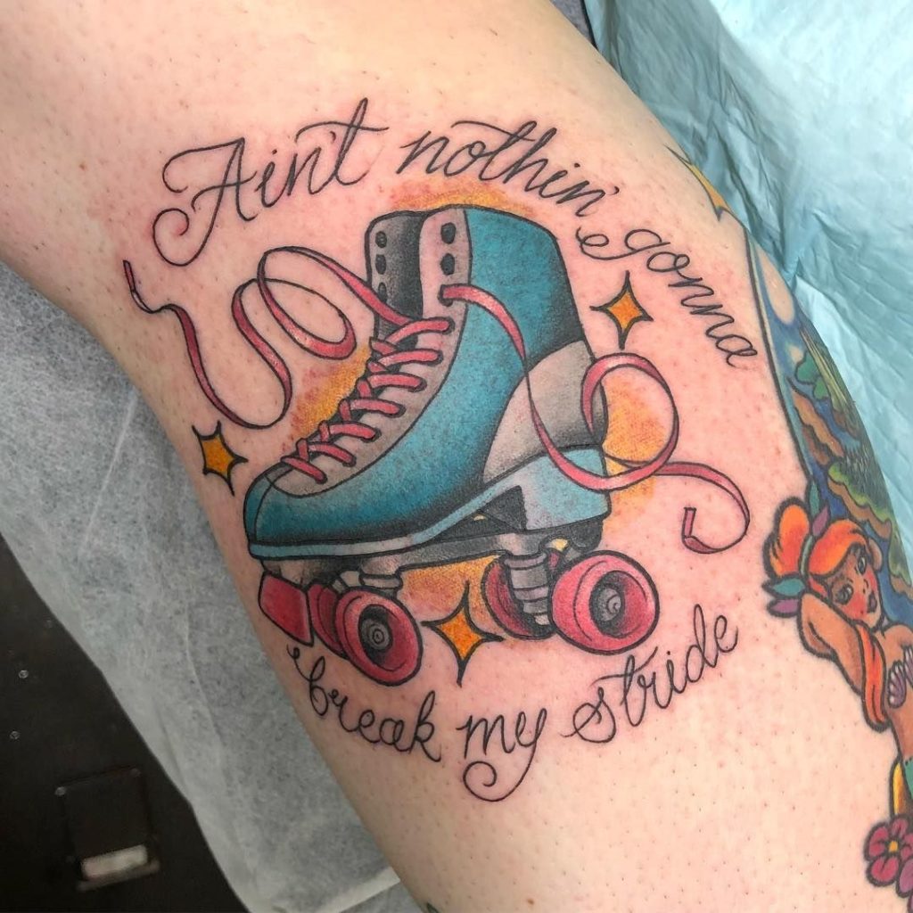 roller skate tattoo