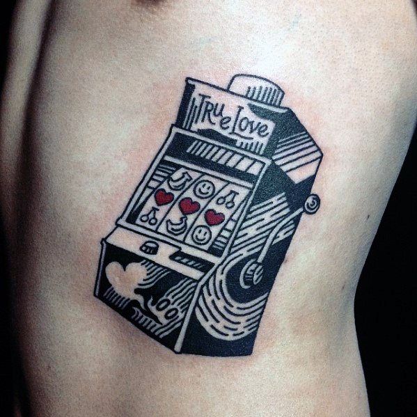 slot machine tattoo
