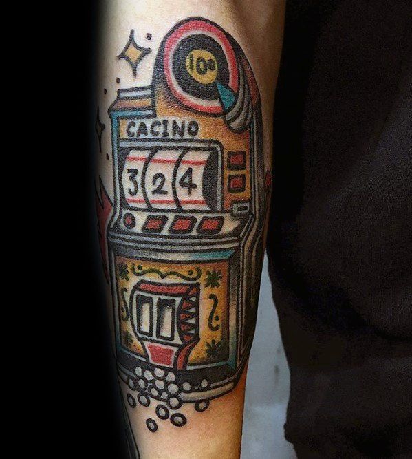 slot machine tattoo