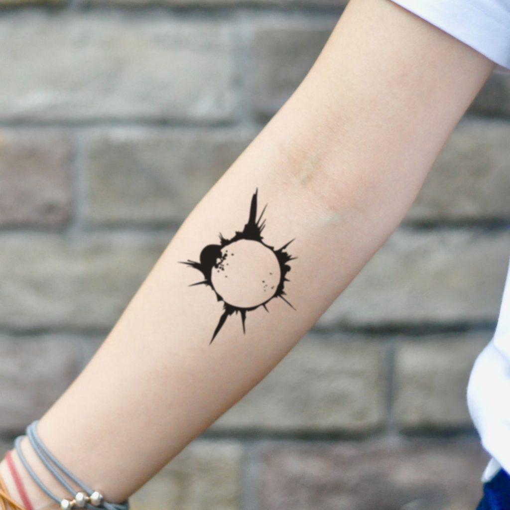 solar eclipse tattoo