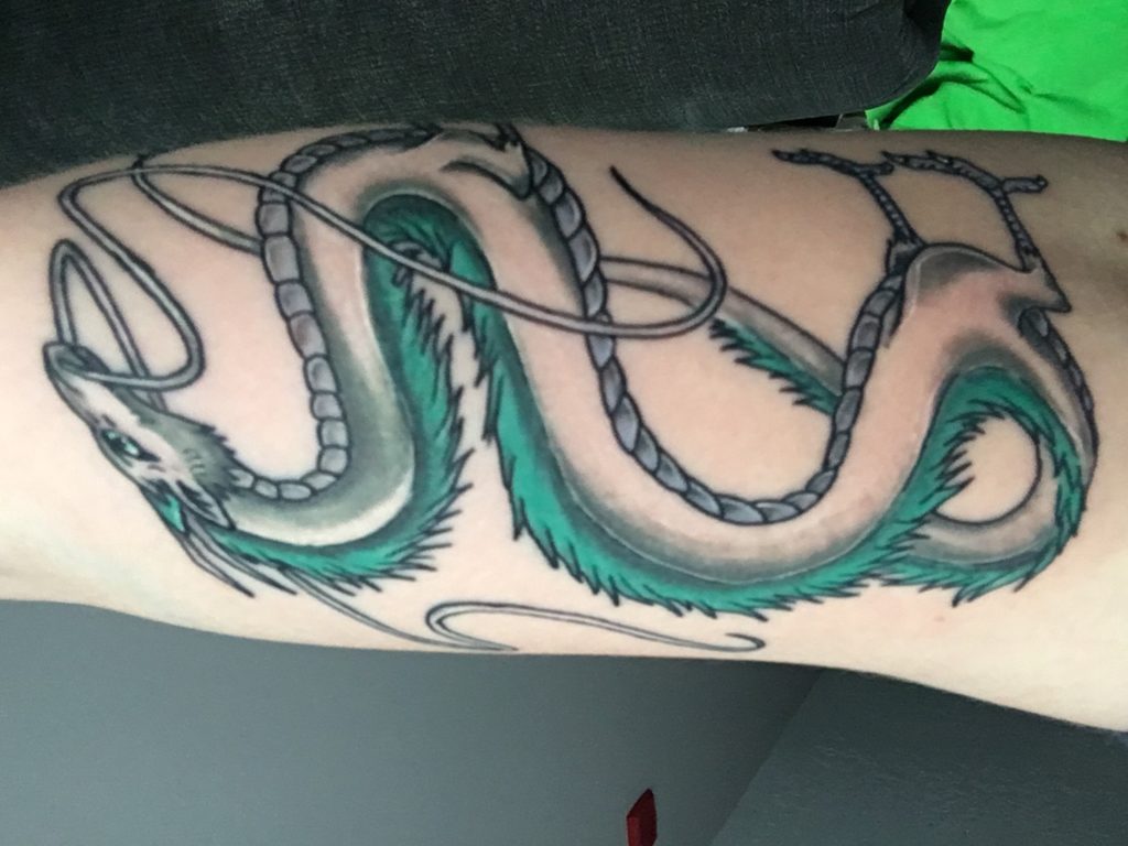 spirited away dragon tattoo