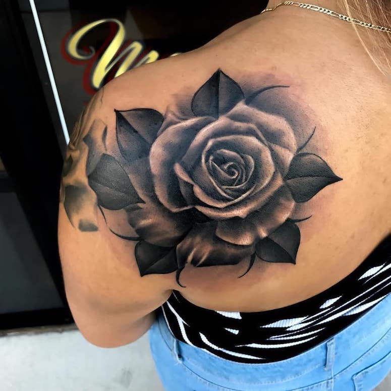 tattoo de rosas