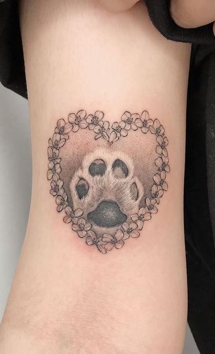 traditional dog tattoo