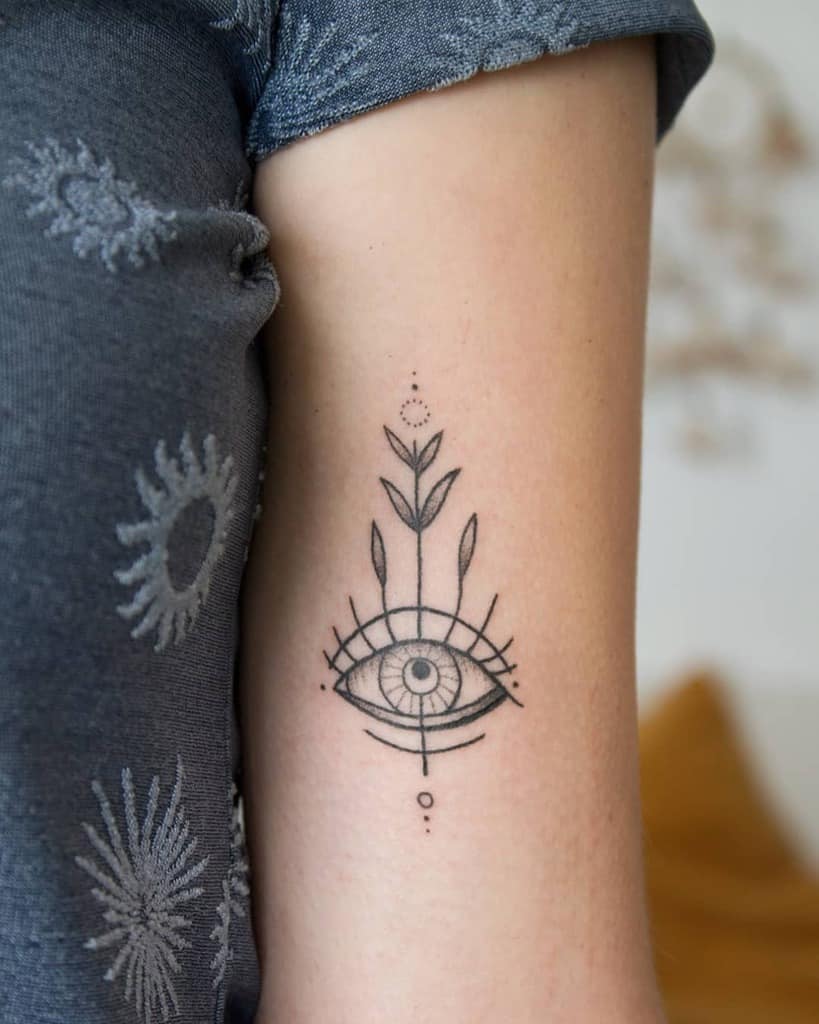 trippy stick and poke tattoos designs