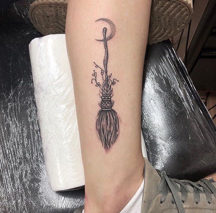 witch hat tattoo