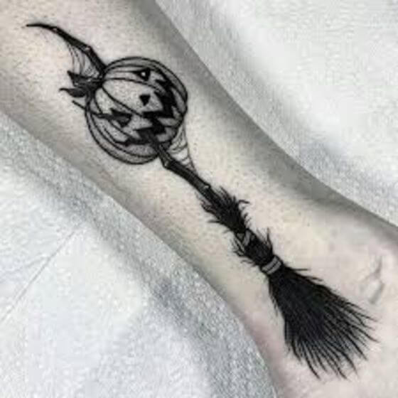witch hat tattoo