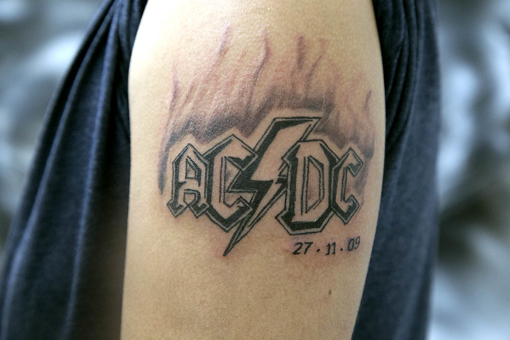 AC DC Tattoo