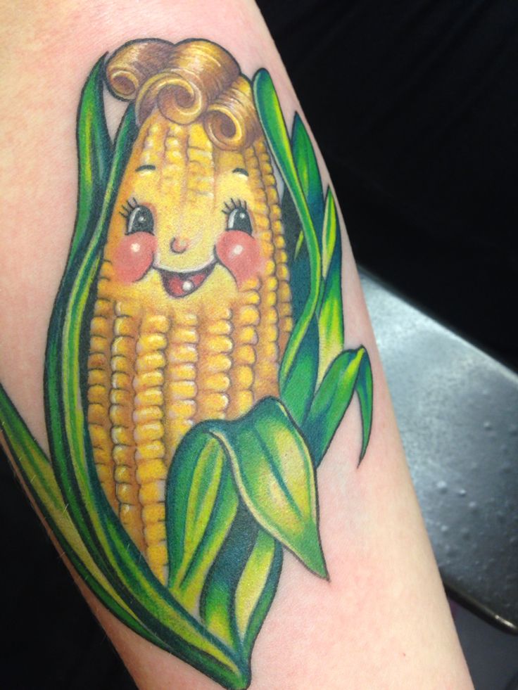 Corn tattoo
