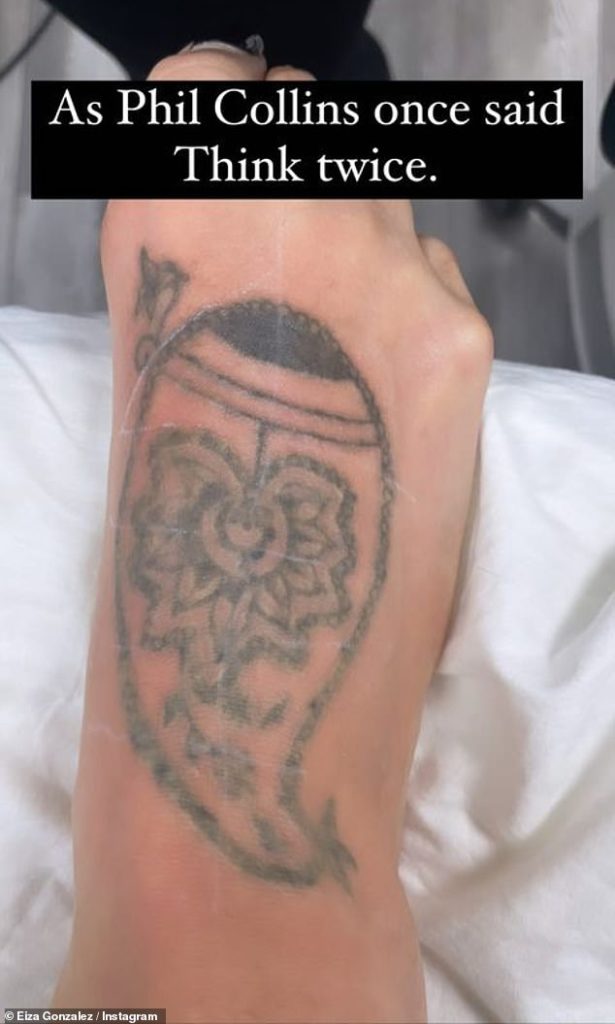Eiza gonsalez tattoo