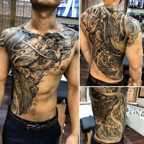 Full body tattoo men