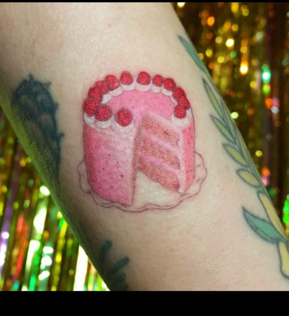 Cake tattoo