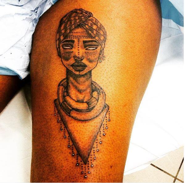 african goddess tattoo