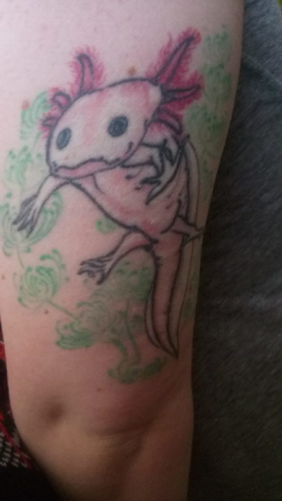 axolotl tattoo