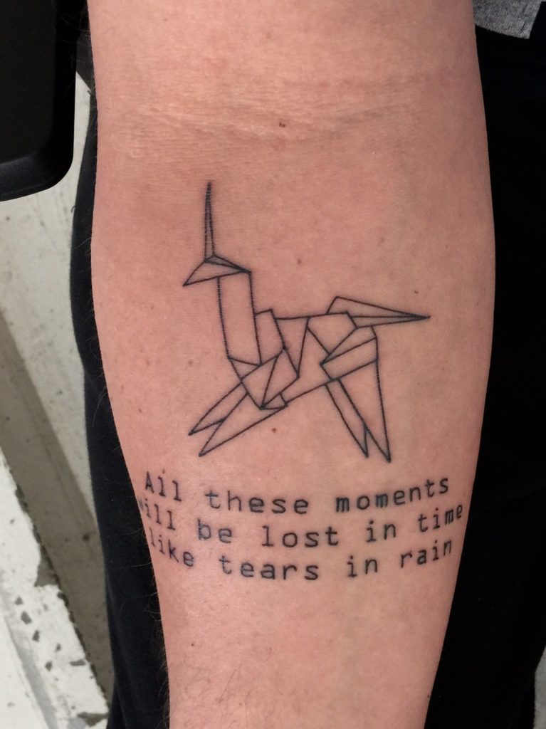 blade runner tattoo