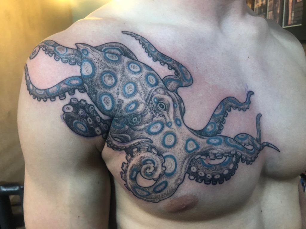 blue ringed octopus tattoo