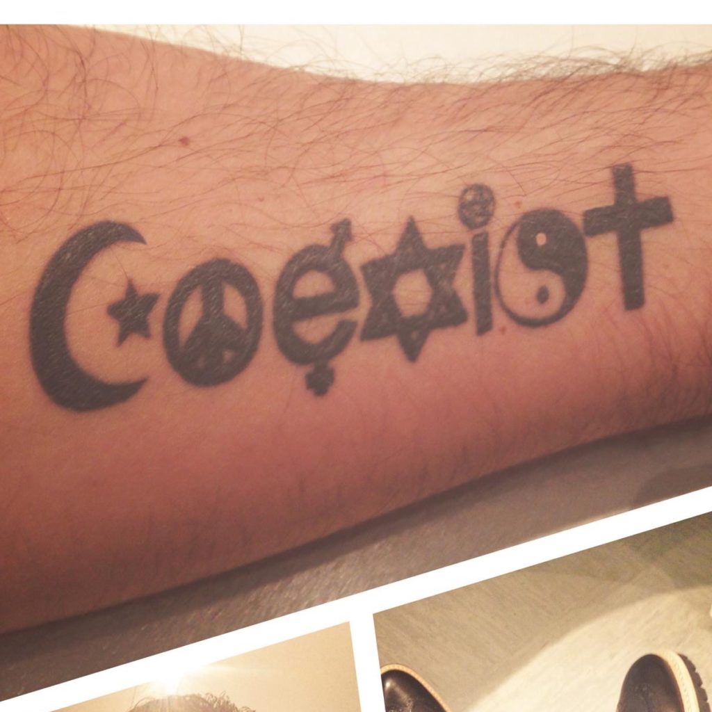 coexist tattoo