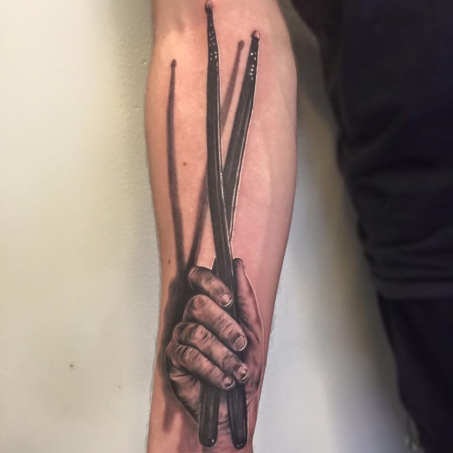 drumstick tattoo