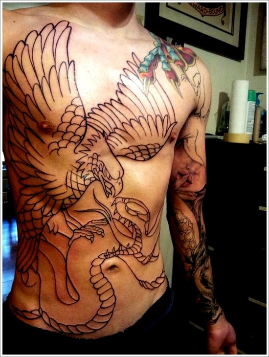 eagle snake tattoo