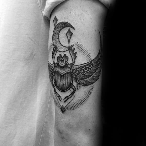 egyptian scarab tattoo