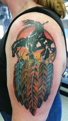 end of the trail tattoo