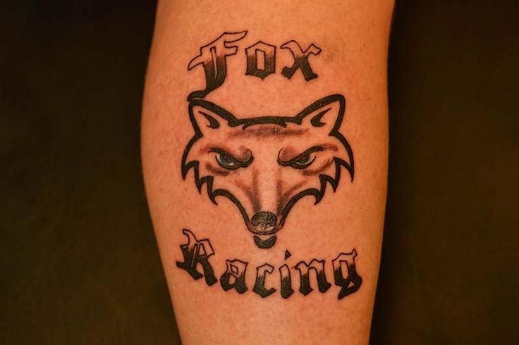 fox racing tattoo