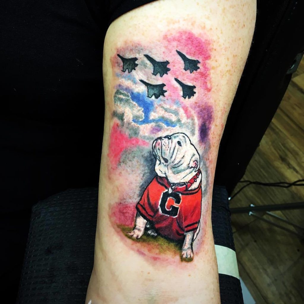 georgia bulldogs tattoo