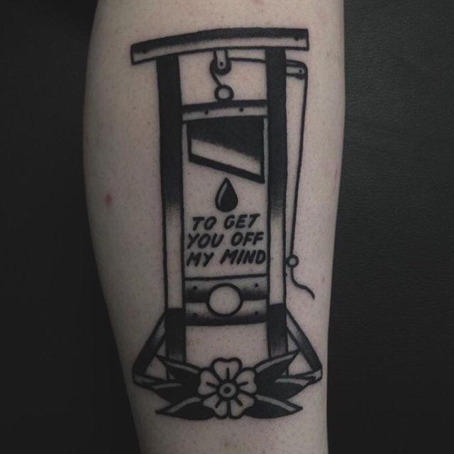guillotine tattoo