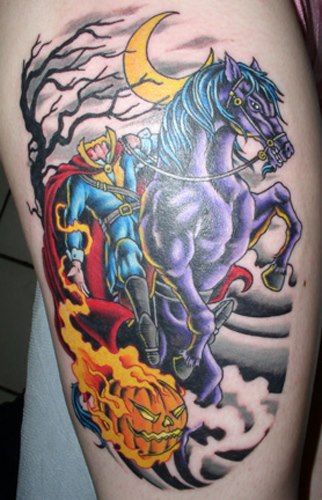 headless horseman tattoo