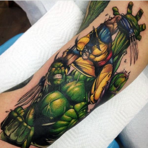 hulk tattoo