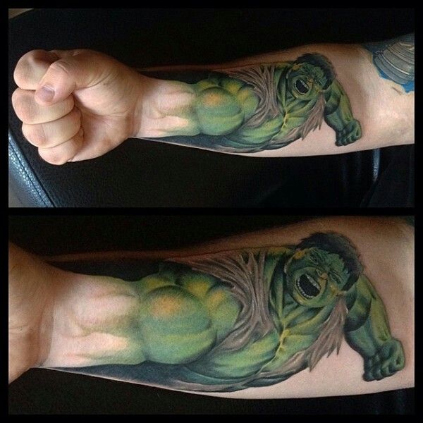 hulk tattoo