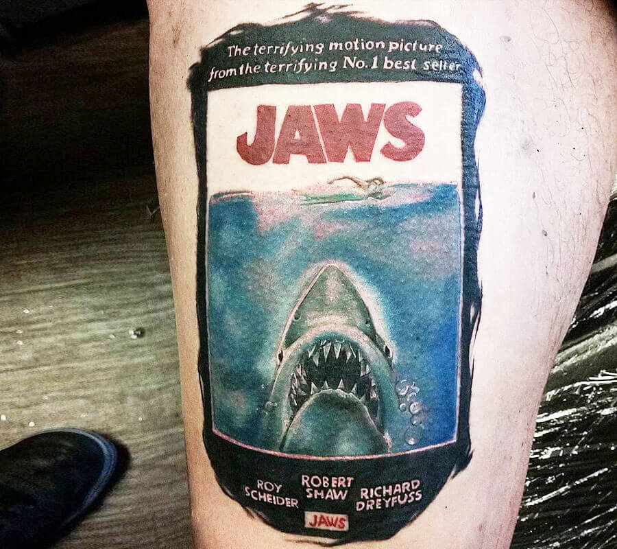 jaws tattoo