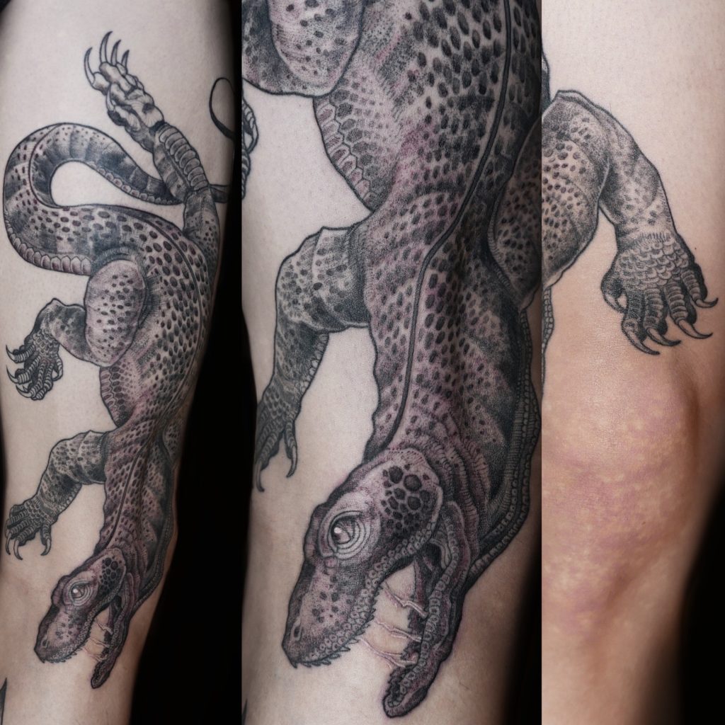 komodo dragon tattoo