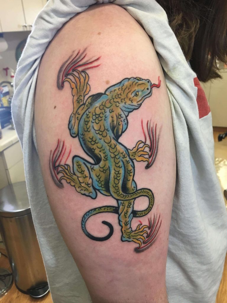 komodo dragon tattoo