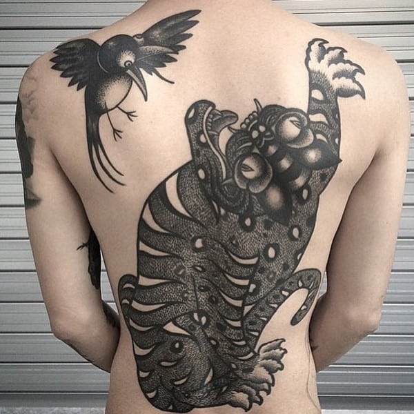 korean tiger tattoo