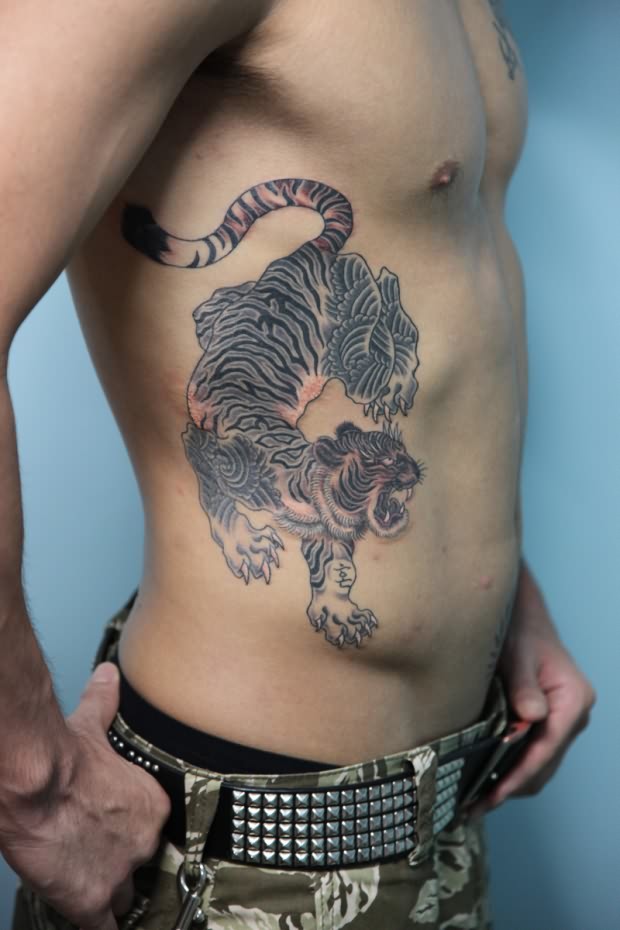 korean tiger tattoo