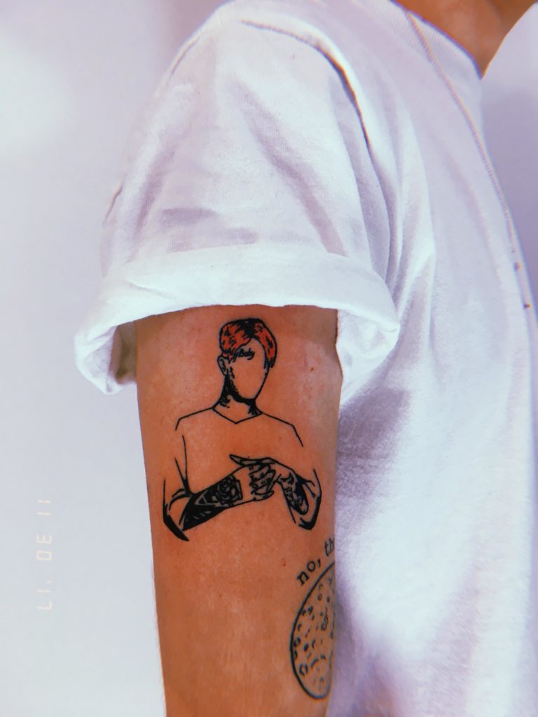 lil peep hellboy tattoo