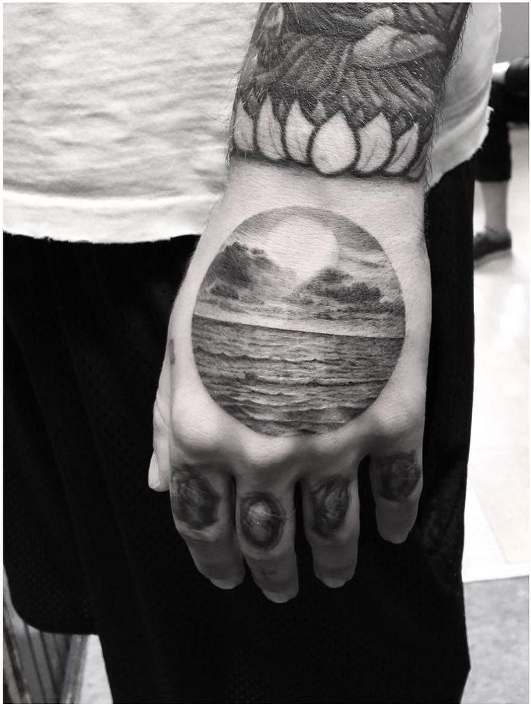 mac miller hand tattoo