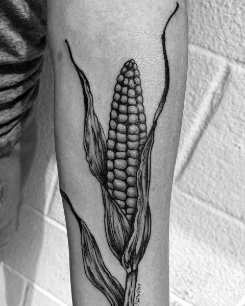 Corn tattoo