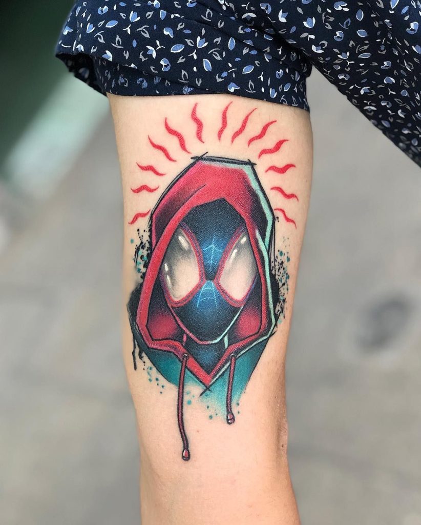 Miles morales tattoo when Spiderman is your hero