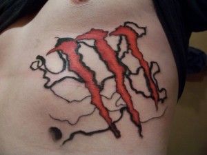 monster energy tattoo