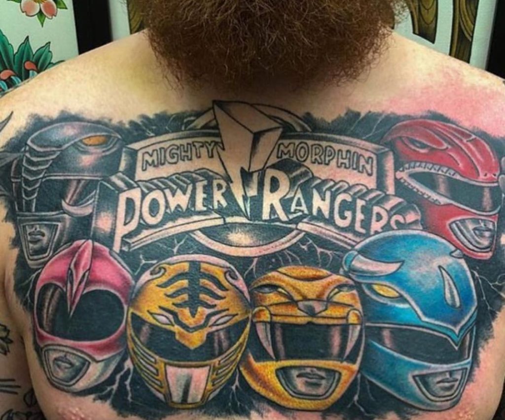 power rangers tattoo