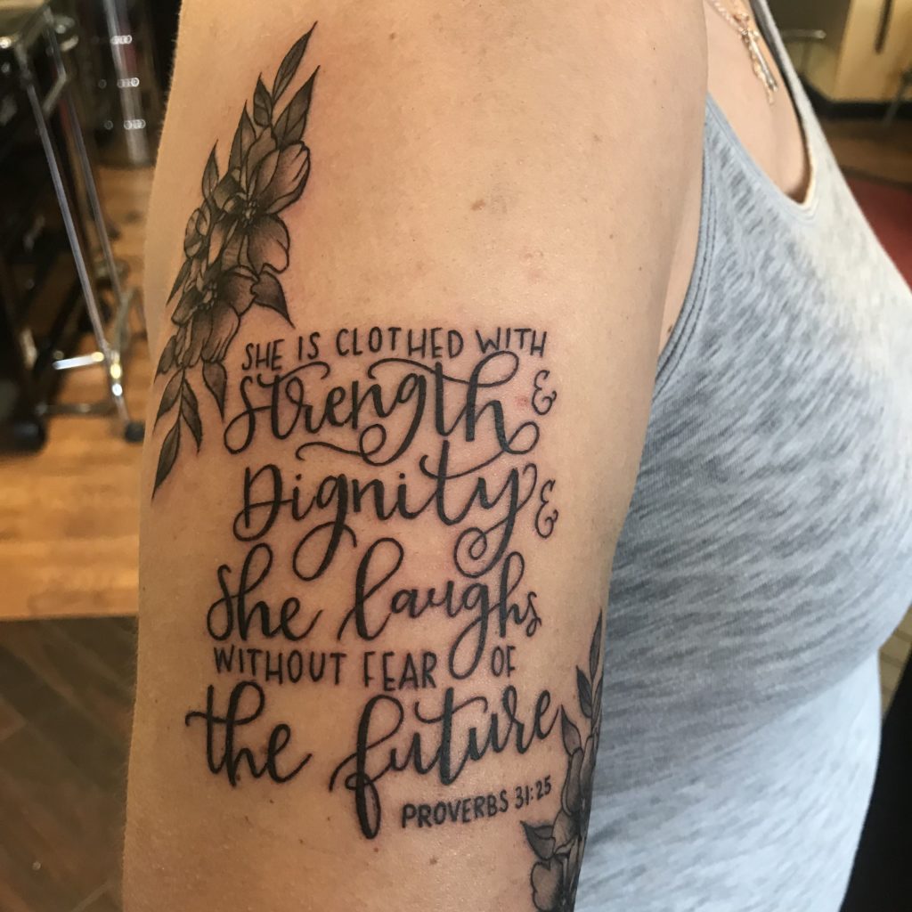 proverbs 31 25 tattoo