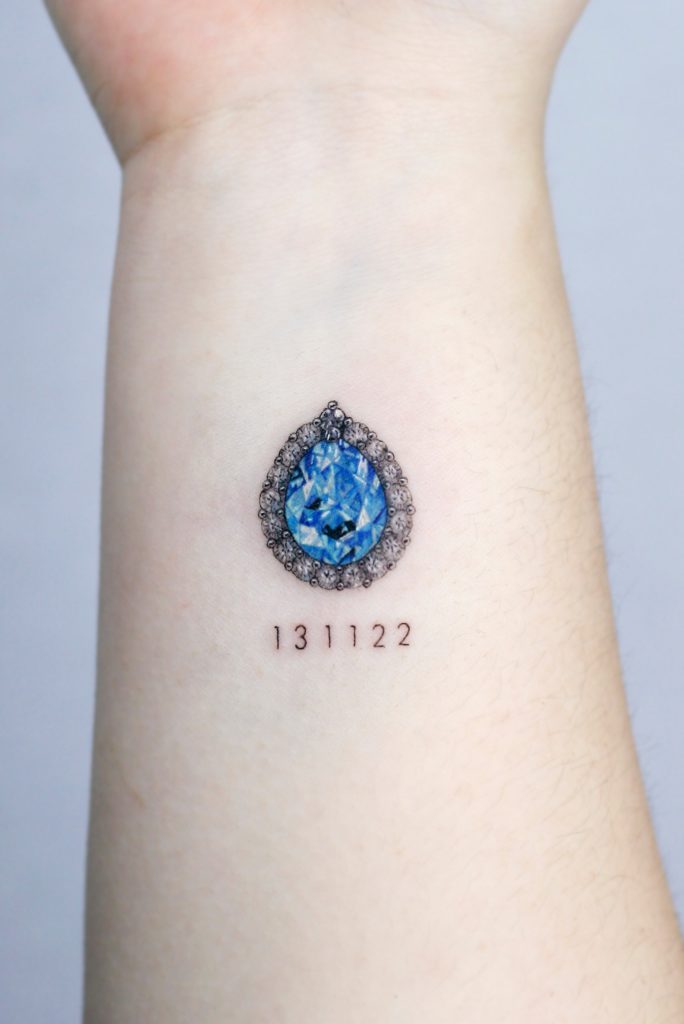 sapphire tattoo