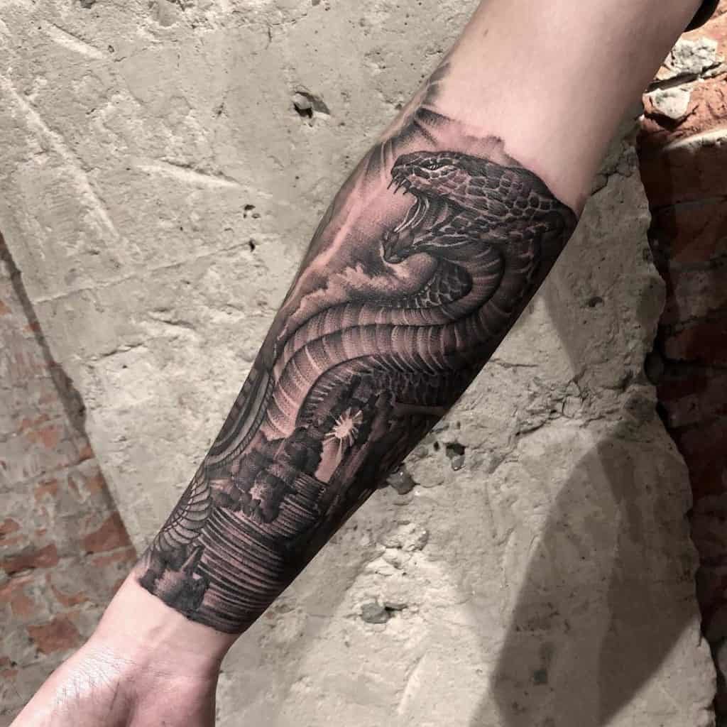 sea serpent tattoo