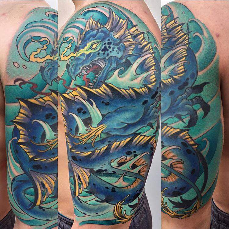 sea serpent tattoo