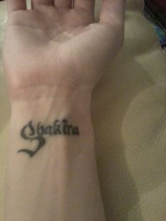 shakira tattoo