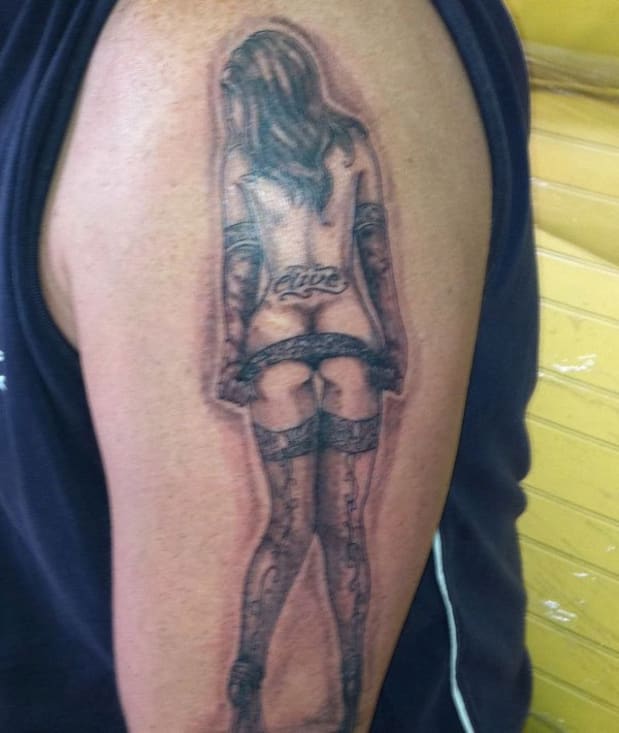 stripper tattoo