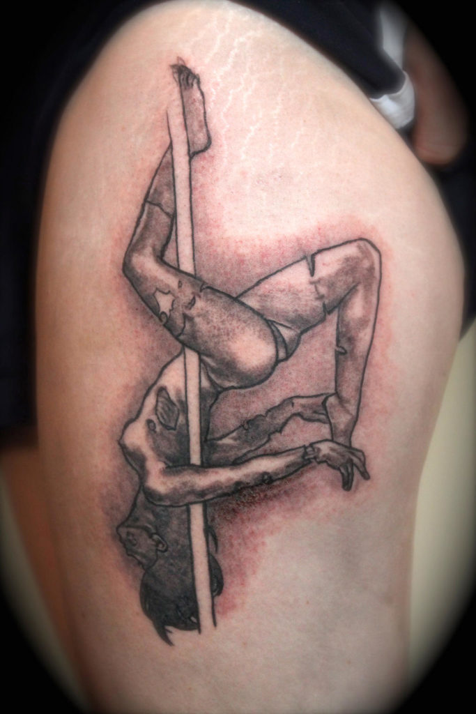 stripper tattoo