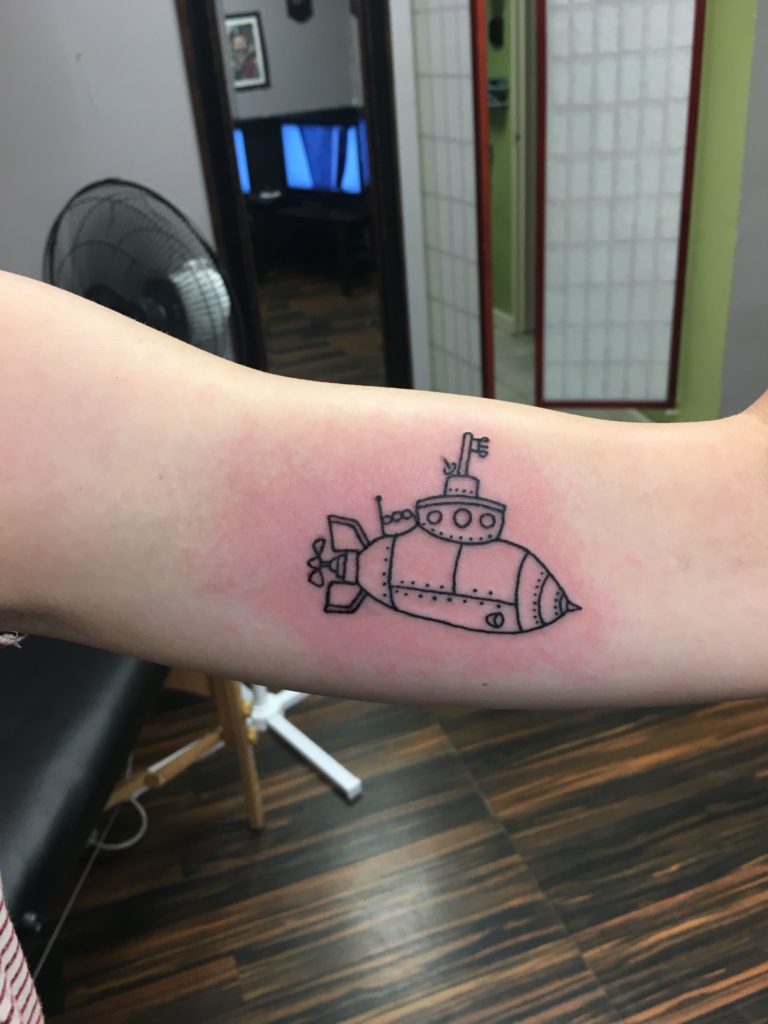 submarine tattoo